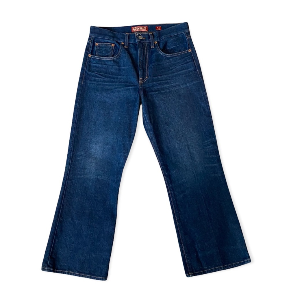 LUCKY BRAND HIGH RISE CROPPED FLARE JEANS SIZE 6 / 28